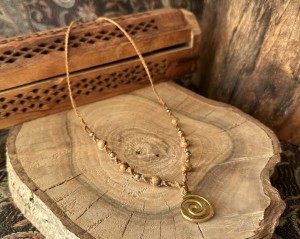 Spirala - jaspis krajobrazowy